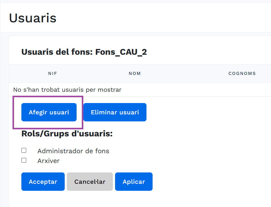 Create new user