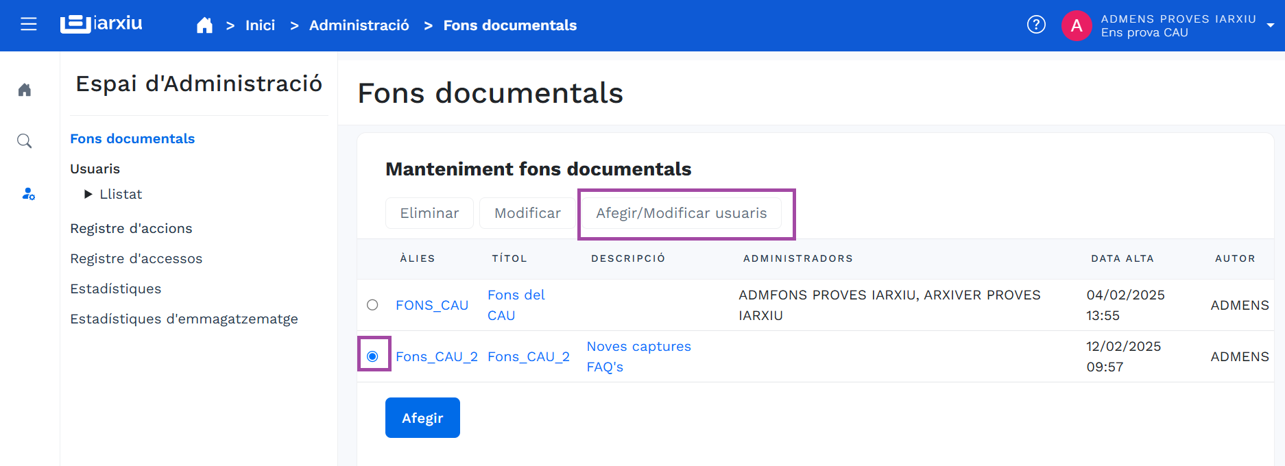 Add users to background